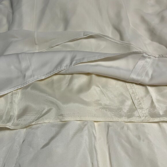 Jasmine Bridal Wedding Dress Size 8 Ivory Strapless Gown Beaded Embroidered Zip - Picture 15 of 15